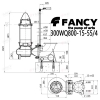 Канализационный насос 300WQ800-15-55/4